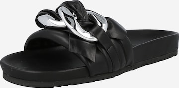 Kennel & Schmenger - Zapatos abiertos 'LOVE' en negro: frente