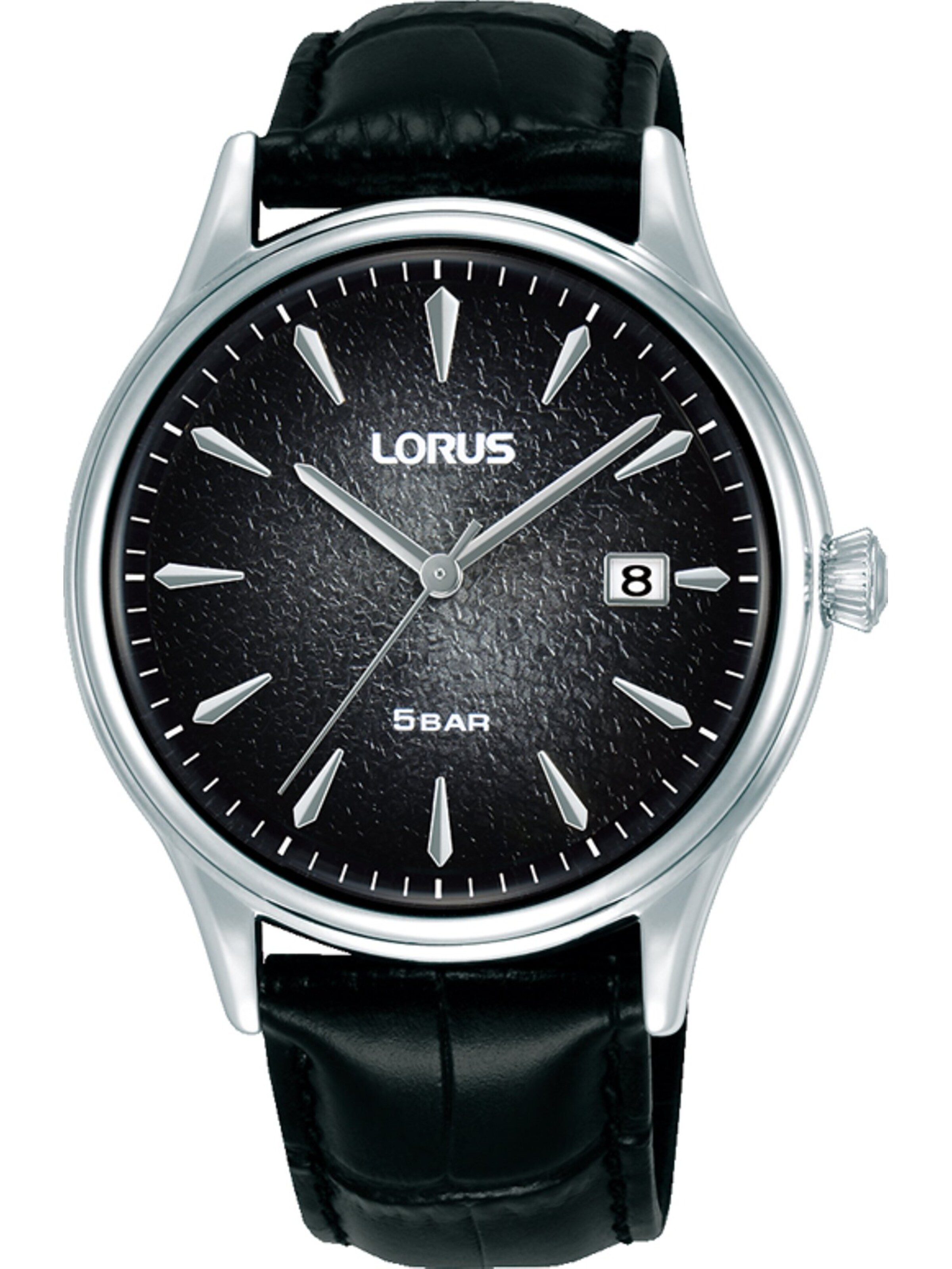 LORUS Uhr in Schwarz: Vorderseite