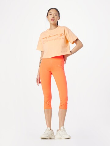 Skinny Pantalon de sport Champion Authentic Athletic Apparel en orange