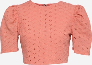 Trendyol - Blusa en naranja: frente