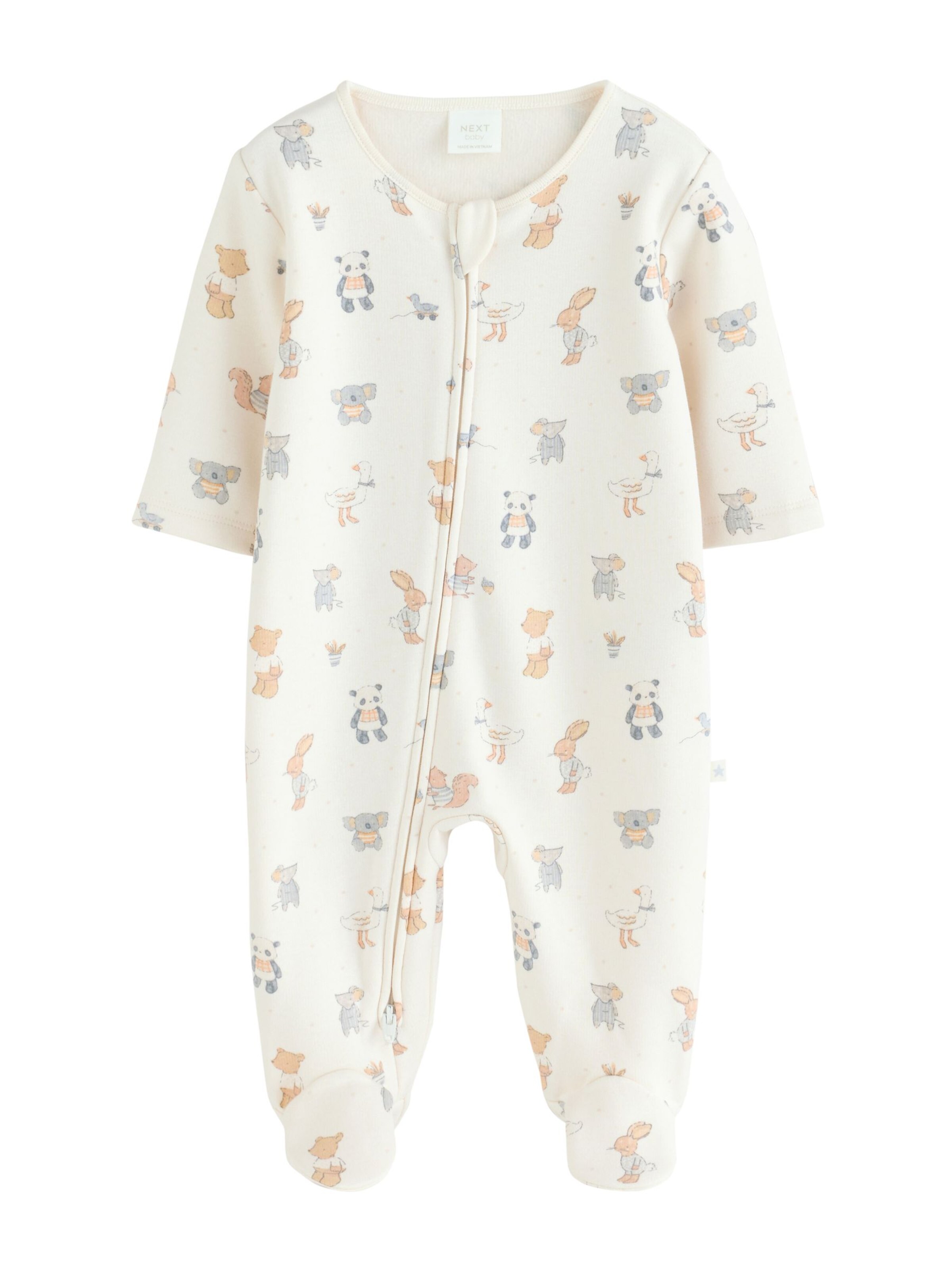 Next - Pijama en blanco: frente