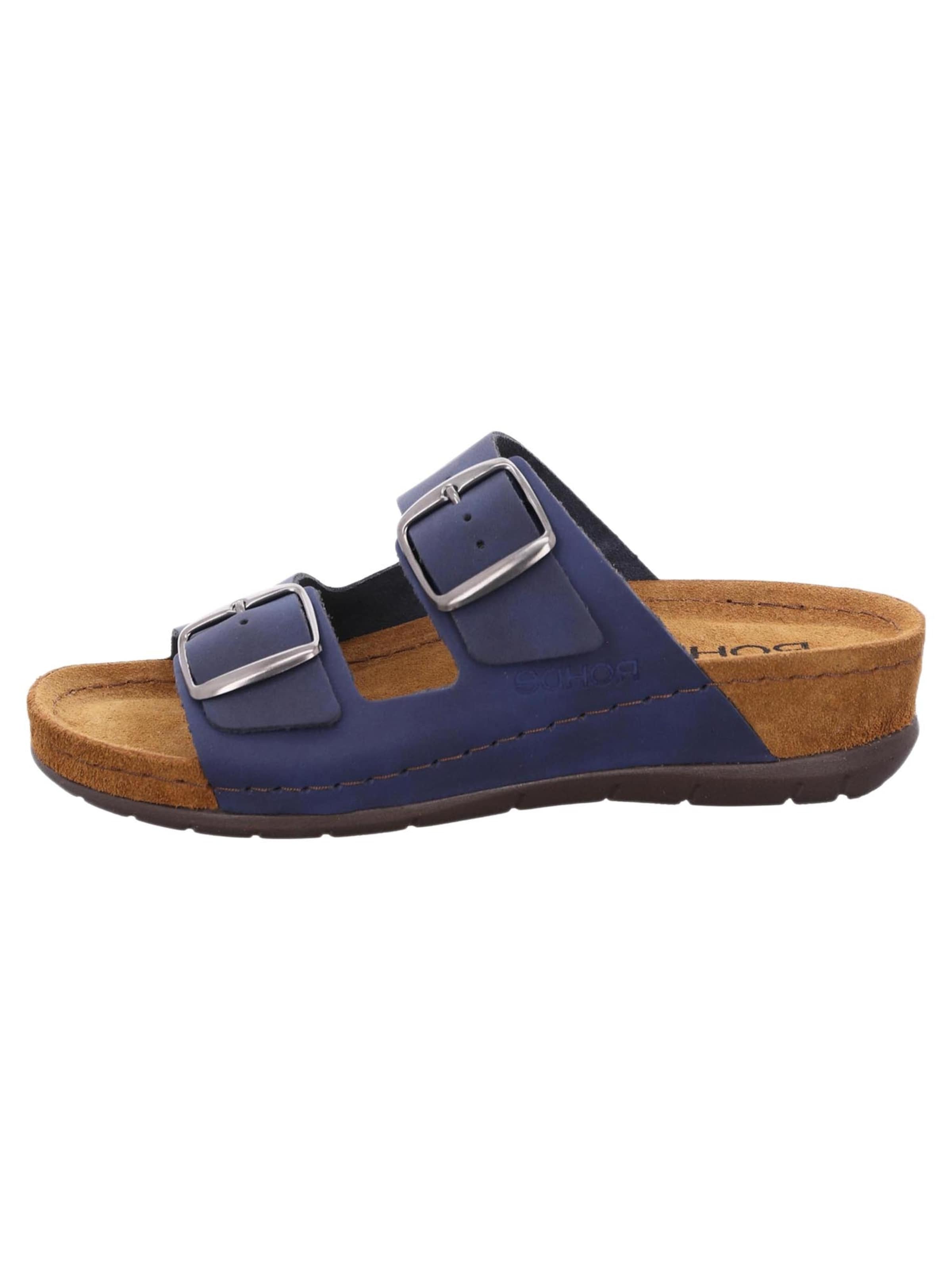 ROHDE Mules 'Rodigo' in Blue: front
