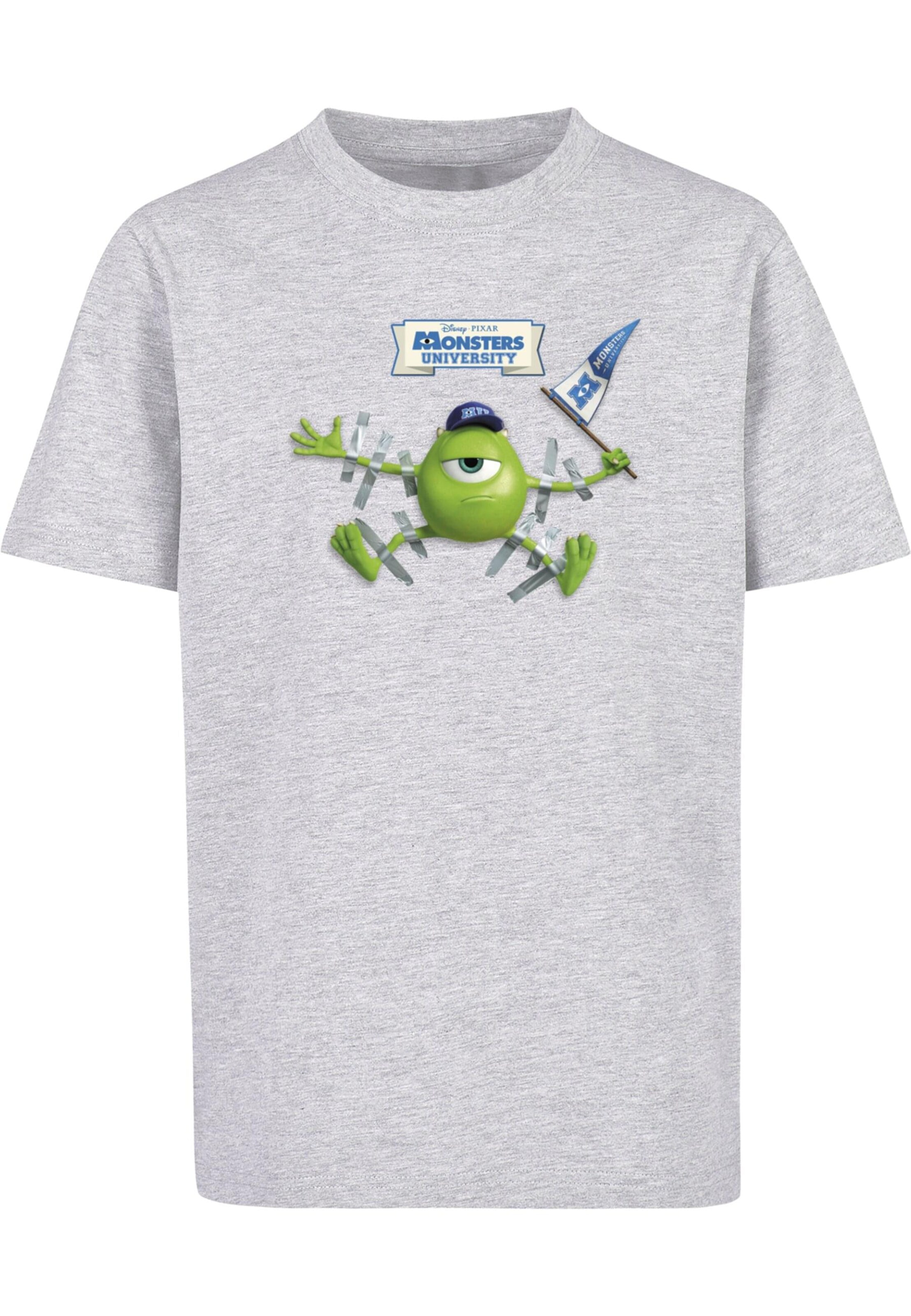 T-Shirt 'Monster University - Taped Mike' ABSOLUTE CULT en gris : devant
