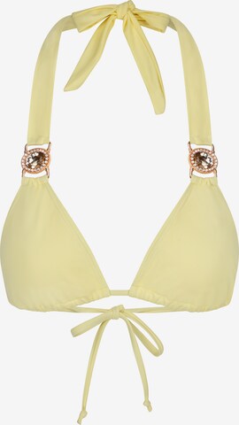 Moda Minx Bikini Top 'Amour' in Yellow: front