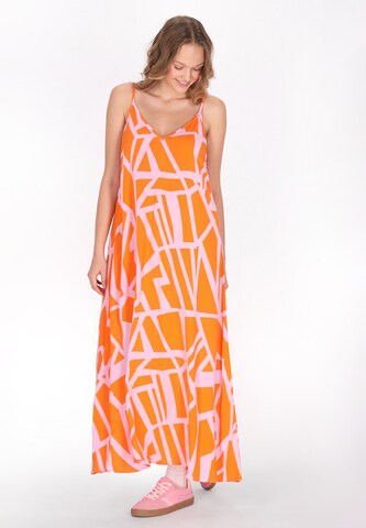 MYMO Summer dress in Orange