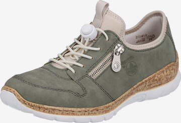 Rieker Athletic Lace-Up Shoes in Green: front