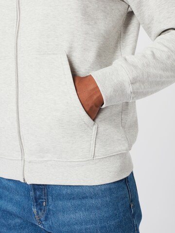 WEEKDAY Zip-Up Hoodie in Grey