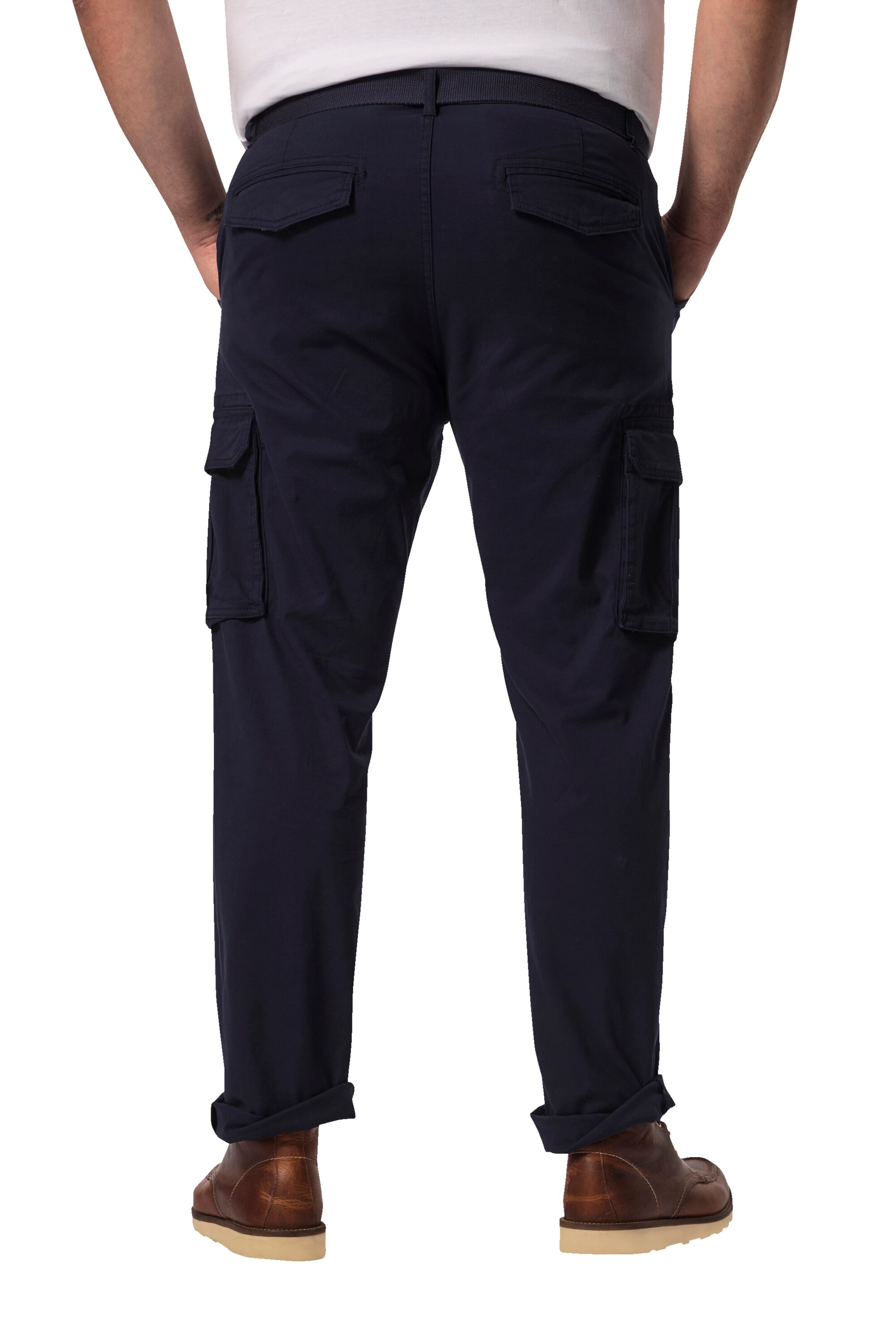 Boston Park Regular Cargobroek in Blauw