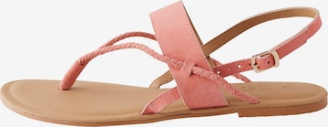 oranžinė Next Šlepetės per pirštą: priekis