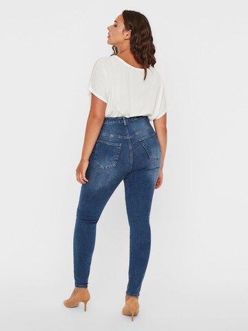 Vero Moda CurveSkinny Traperice 'Lora' - plava boja