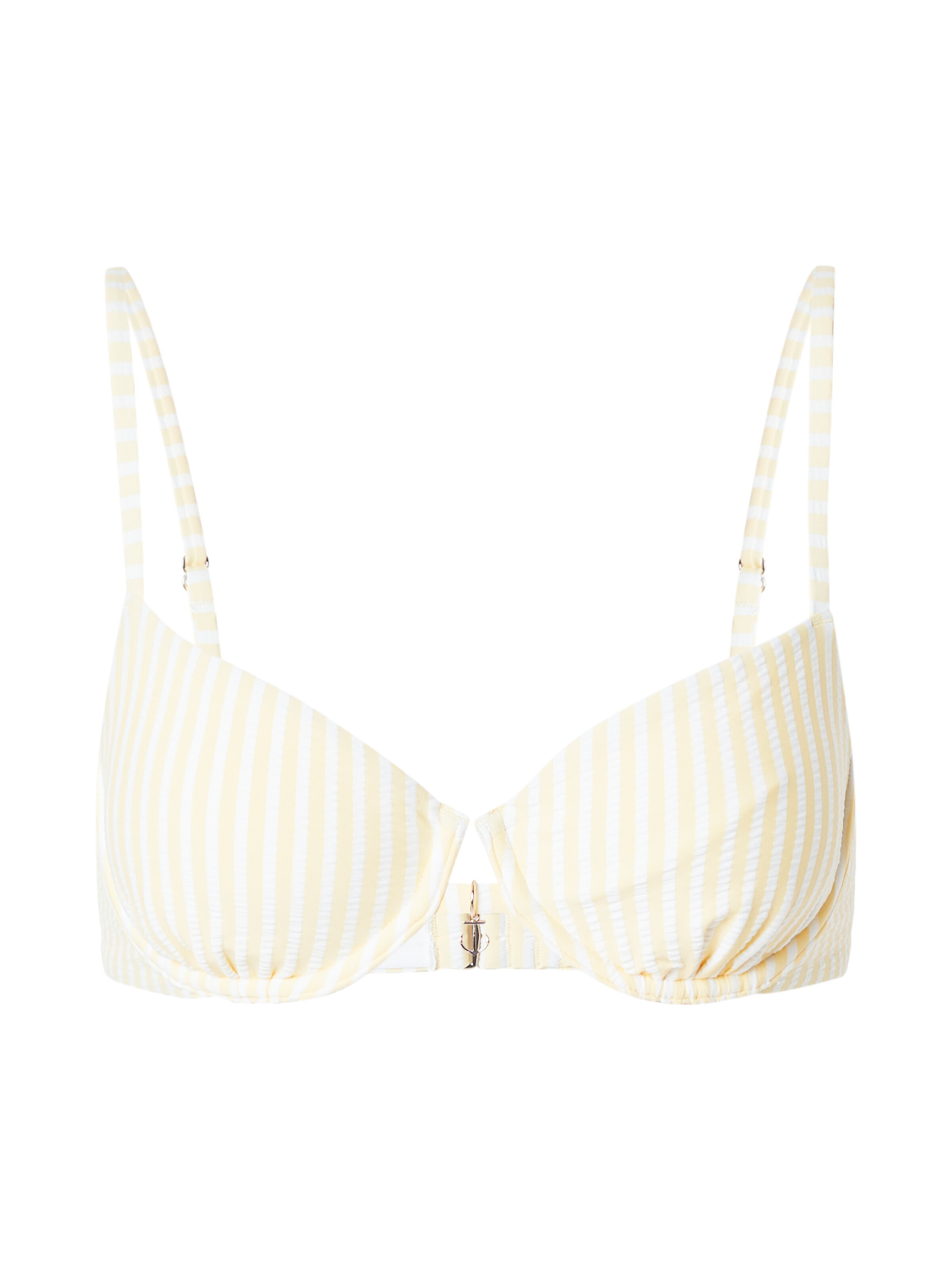 Abercrombie & FitchT-shirt Bikini gornji dio - žuta boja: prednji dio