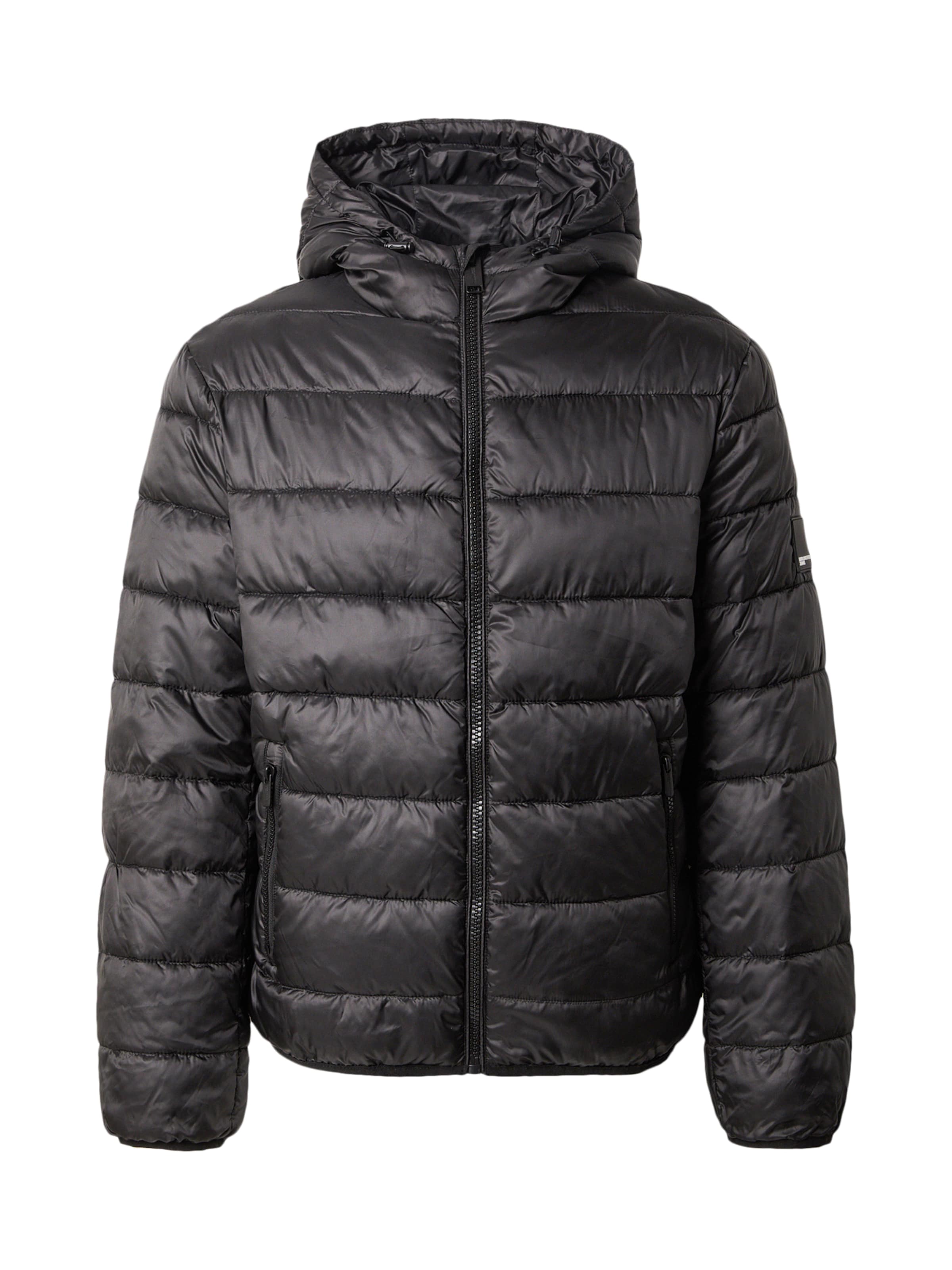 juoda KARL LAGERFELD JEANS Demisezoninė striukė: priekis