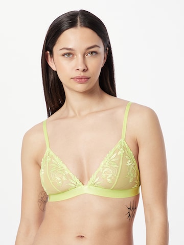 ETAM Triangle Bra 'SENTEUR' in Yellow: front