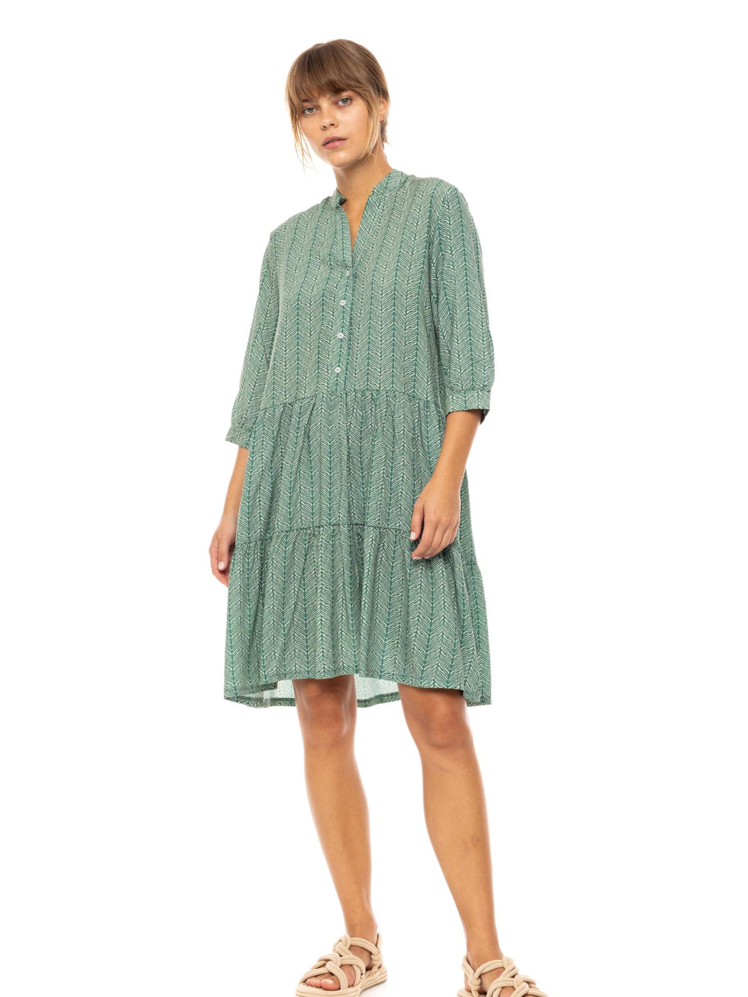 Pink Label Summer Dress 'JUGLE' in Green: front