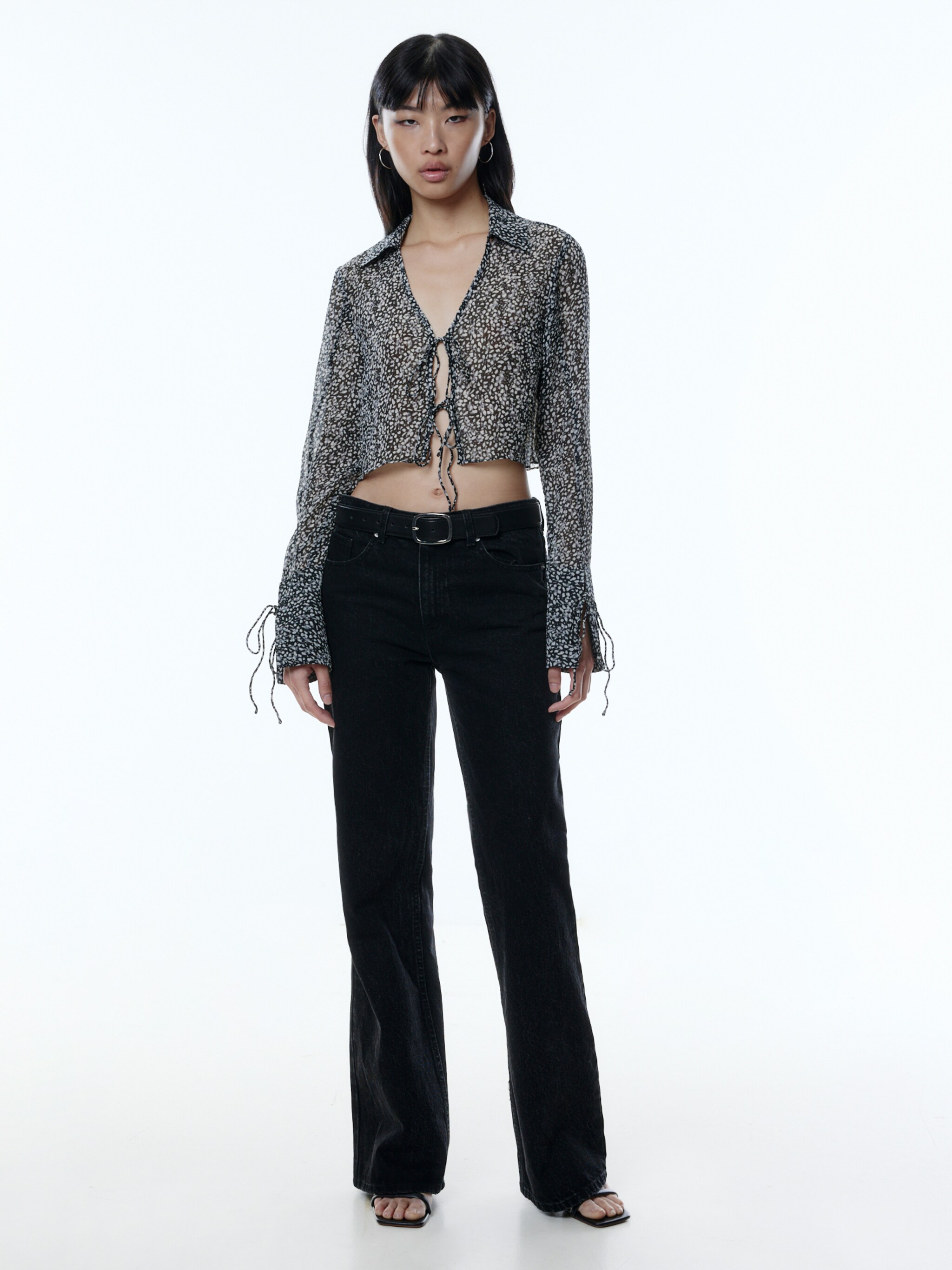 EDITED Producten Blouse 'Kenya' Zwart