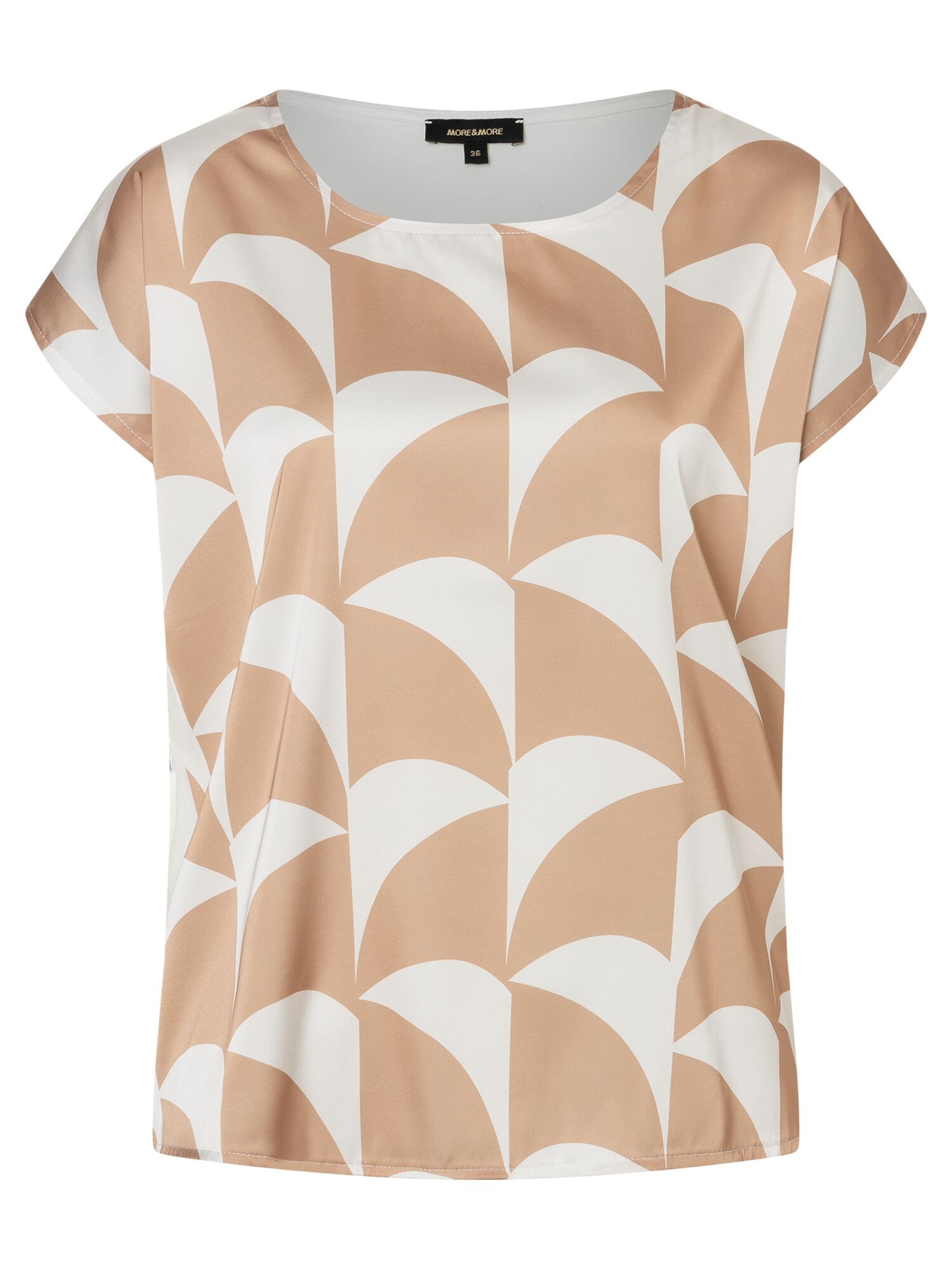 T-shirt MORE & MORE en blanc : devant