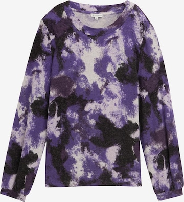 T-shirt TOM TAILOR en violet : devant