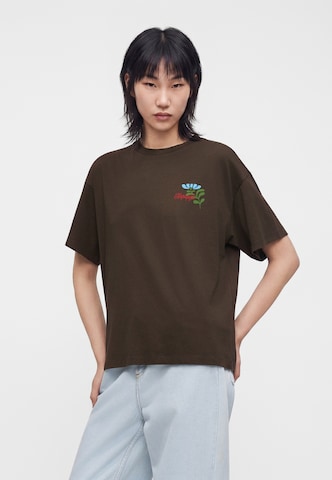T-shirt 'S-HYTTE' NAPAPIJRI en marron