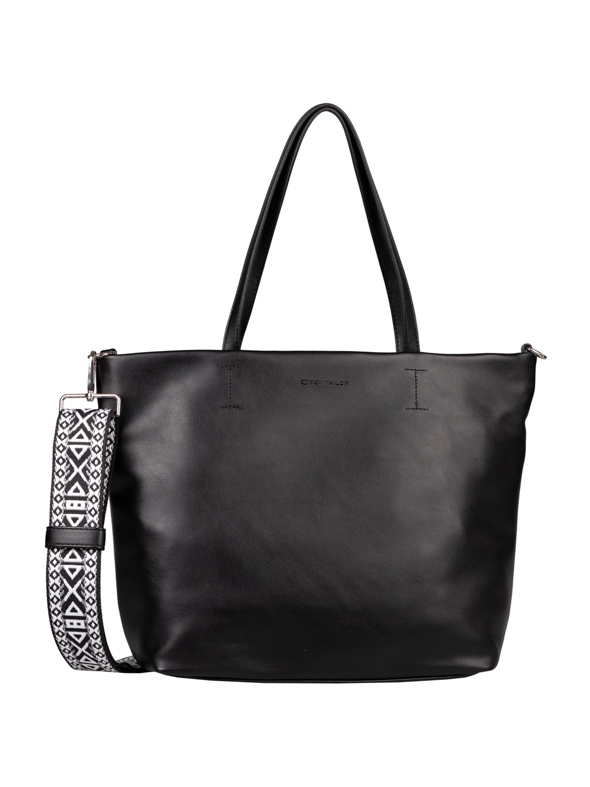 TOM TAILOR Shopper 'Palina' in Black: front