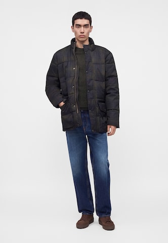 Barbour - Casaco meia-estação 'Lonnen Tartan' em azul