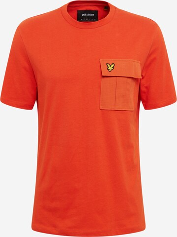 Lyle & Scott Shirt in Oranje: voorkant