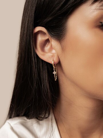 Boucles d'oreilles 'Twinkle Blossom' Hey Happiness en or