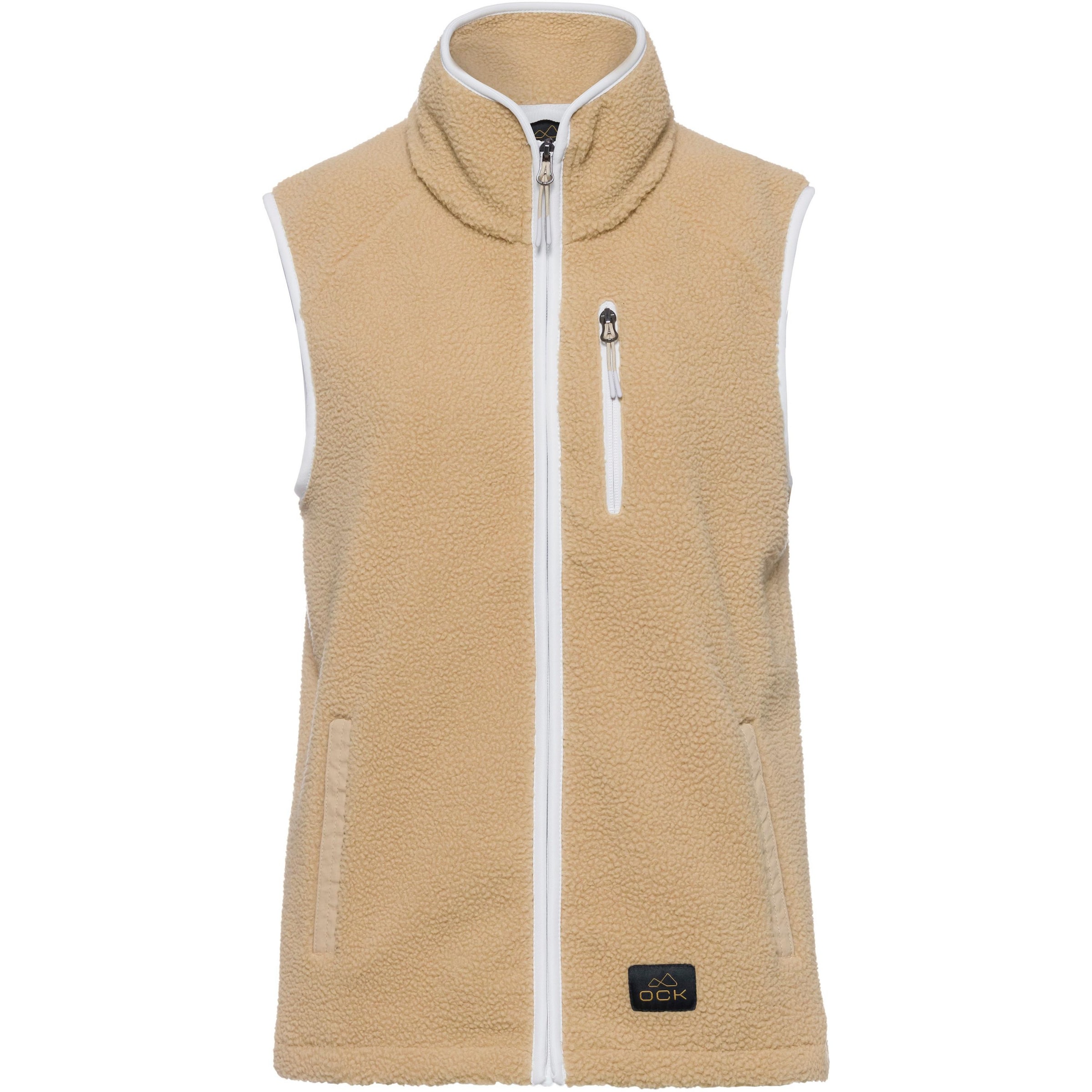 OCK Sportweste in Beige: Vorderseite