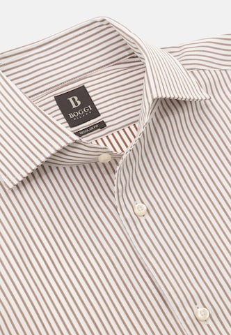 Coupe regular Chemise Boggi Milano en mélange de couleurs