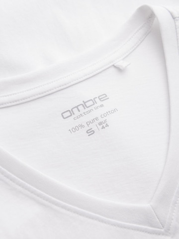 Ombre Shirt in Wit