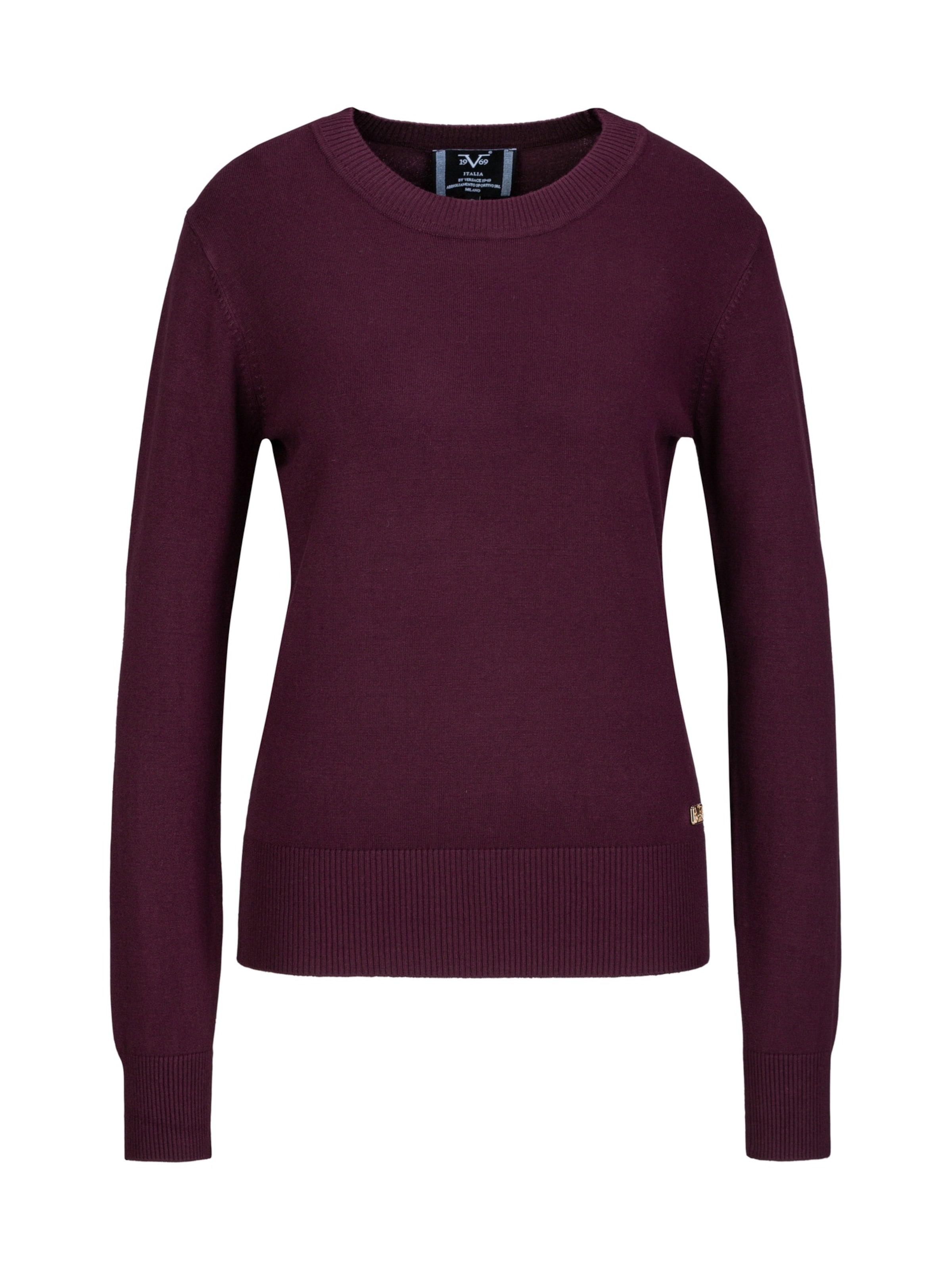 19V69 ITALIA Pull-over 'Viola' en baie, Vue avec produit