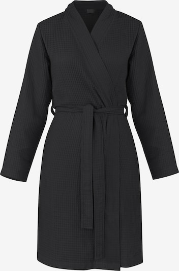 normani Morgenmantel 'Manisa' in XS-S in schwarz, Produktansicht