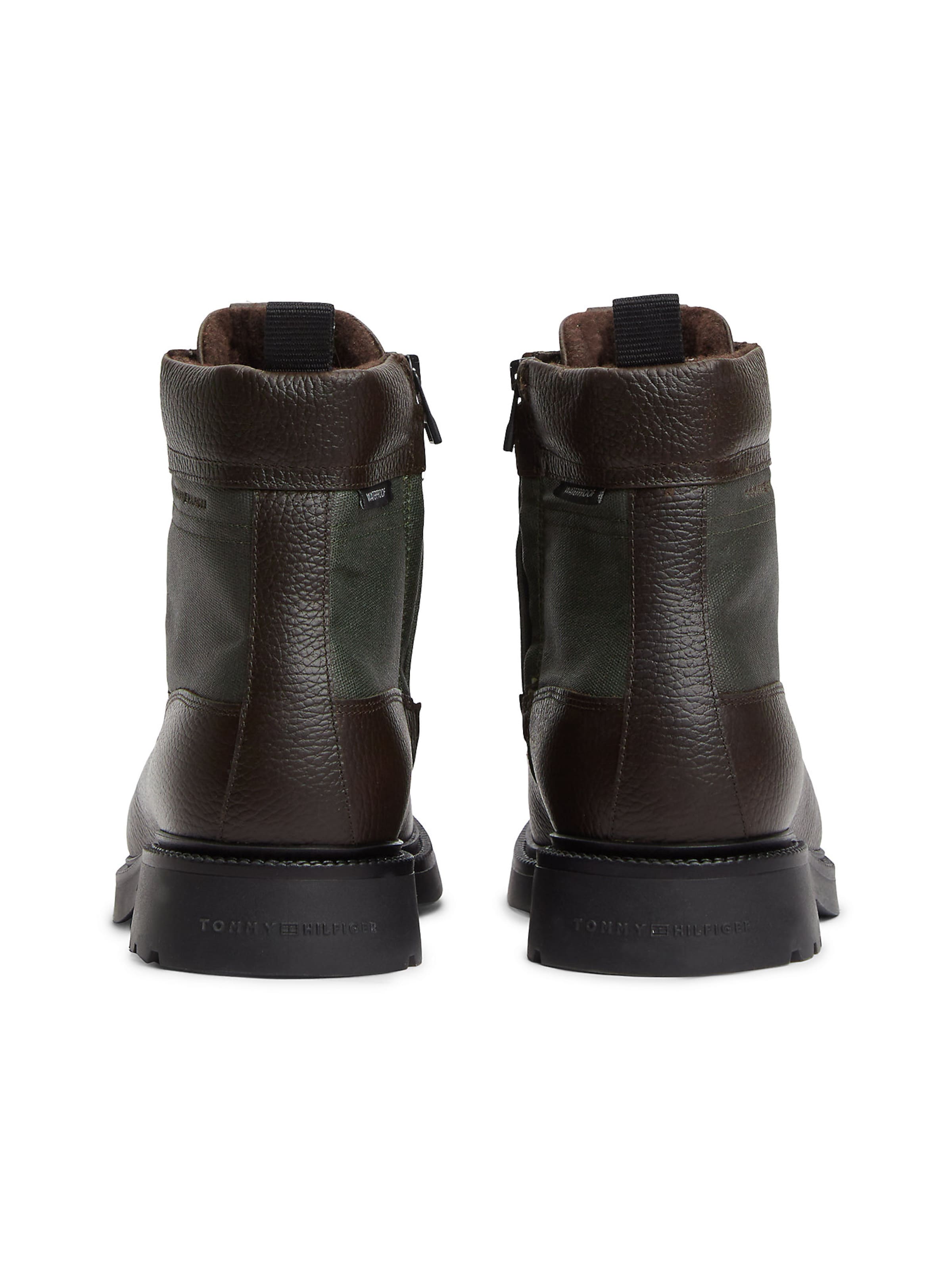 TOMMY HILFIGER Schnürboots in Braun