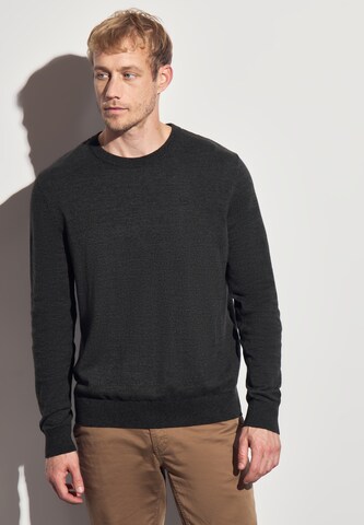 Street One MEN Sweater in Grey: front