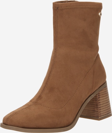 Xti Ankle Boots in Beige: front