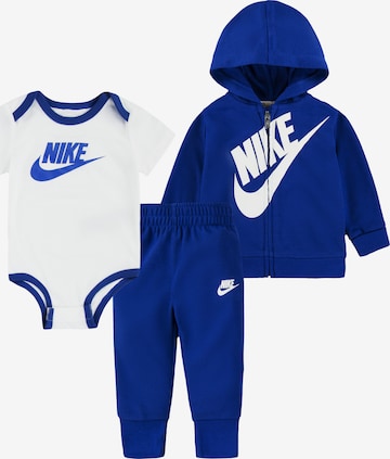 Nike Sportswear Set in Blau: Vorderseite