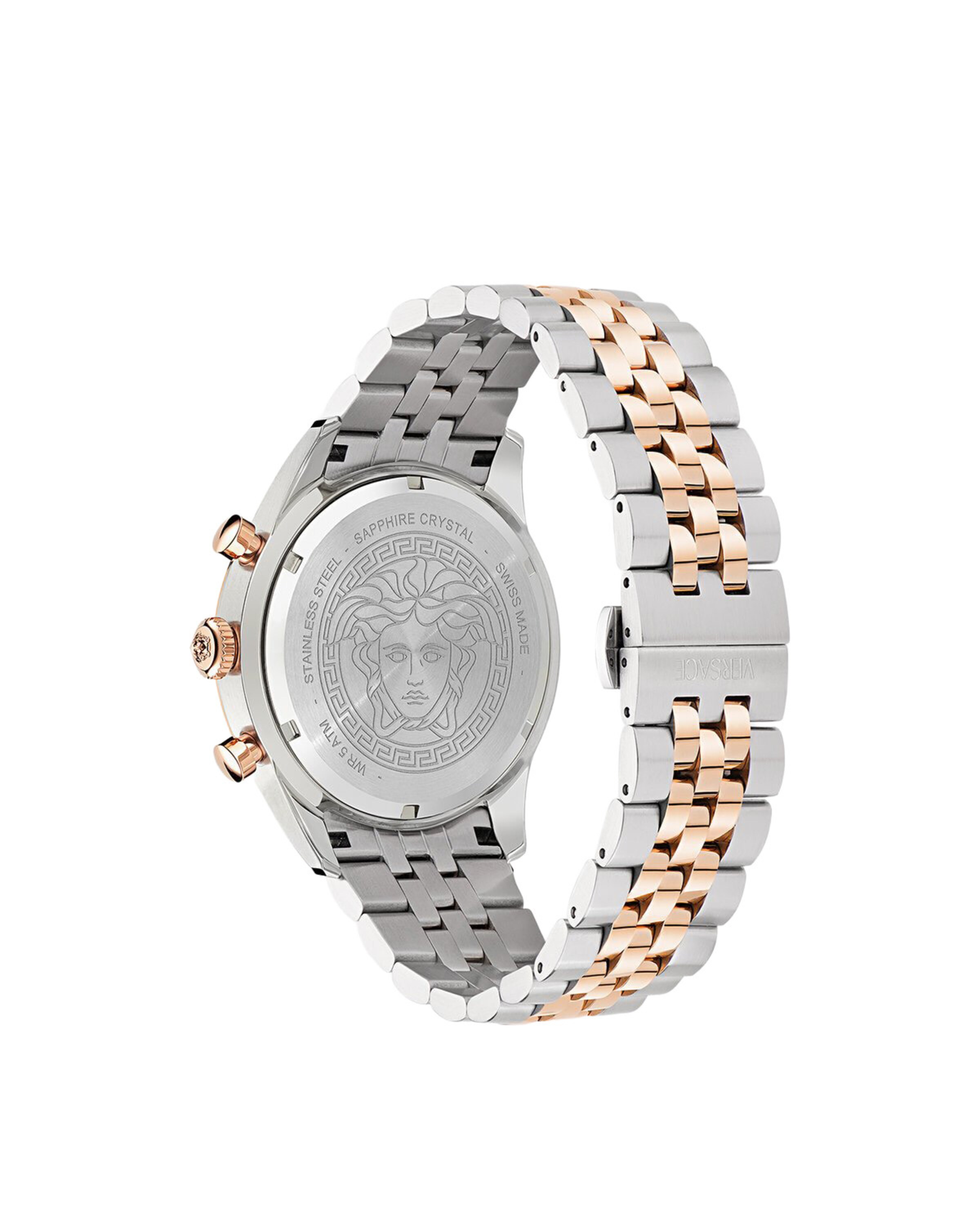 VERSACE Analog watch 'VE8R00424' in Silver