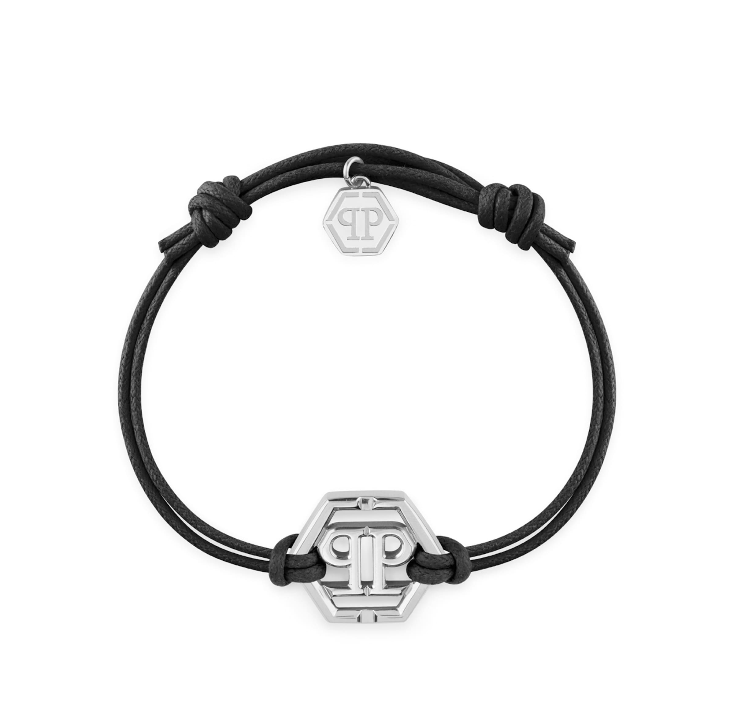 Philipp Plein Jewellery Bracelet 'Linked' in Silber: Vorderseite