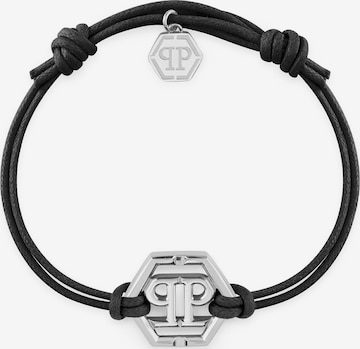 Braccialetto 'Linked' di Philipp Plein Jewellery in argento: frontale