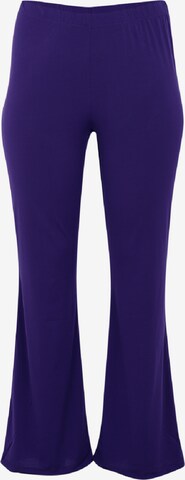 Yoek Pants in Purple: front