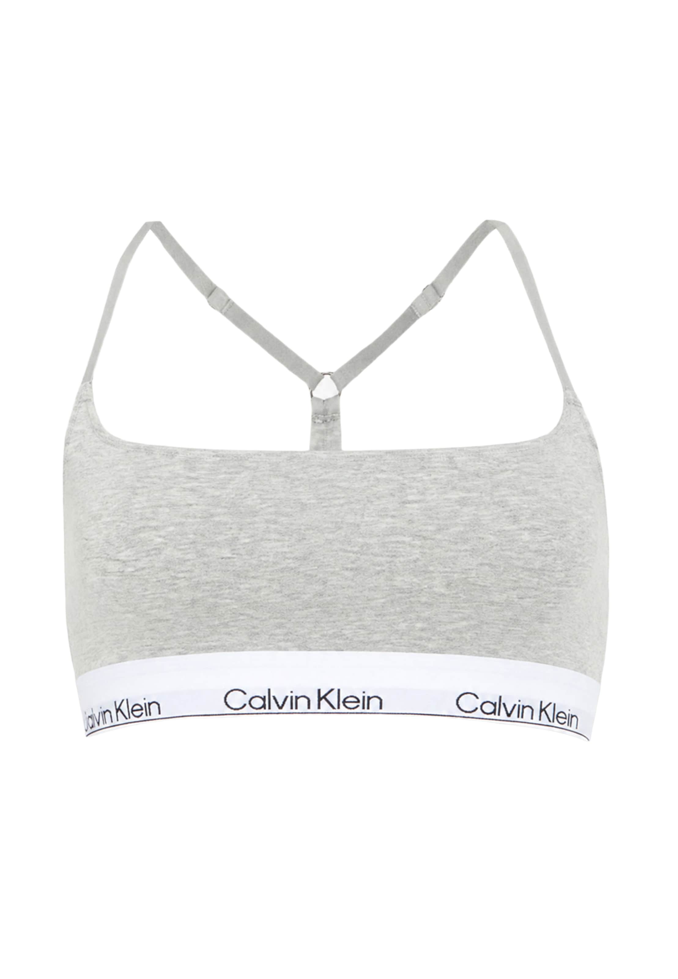 Calvin Klein Underwear Bustier BH in Grau: Vorderseite