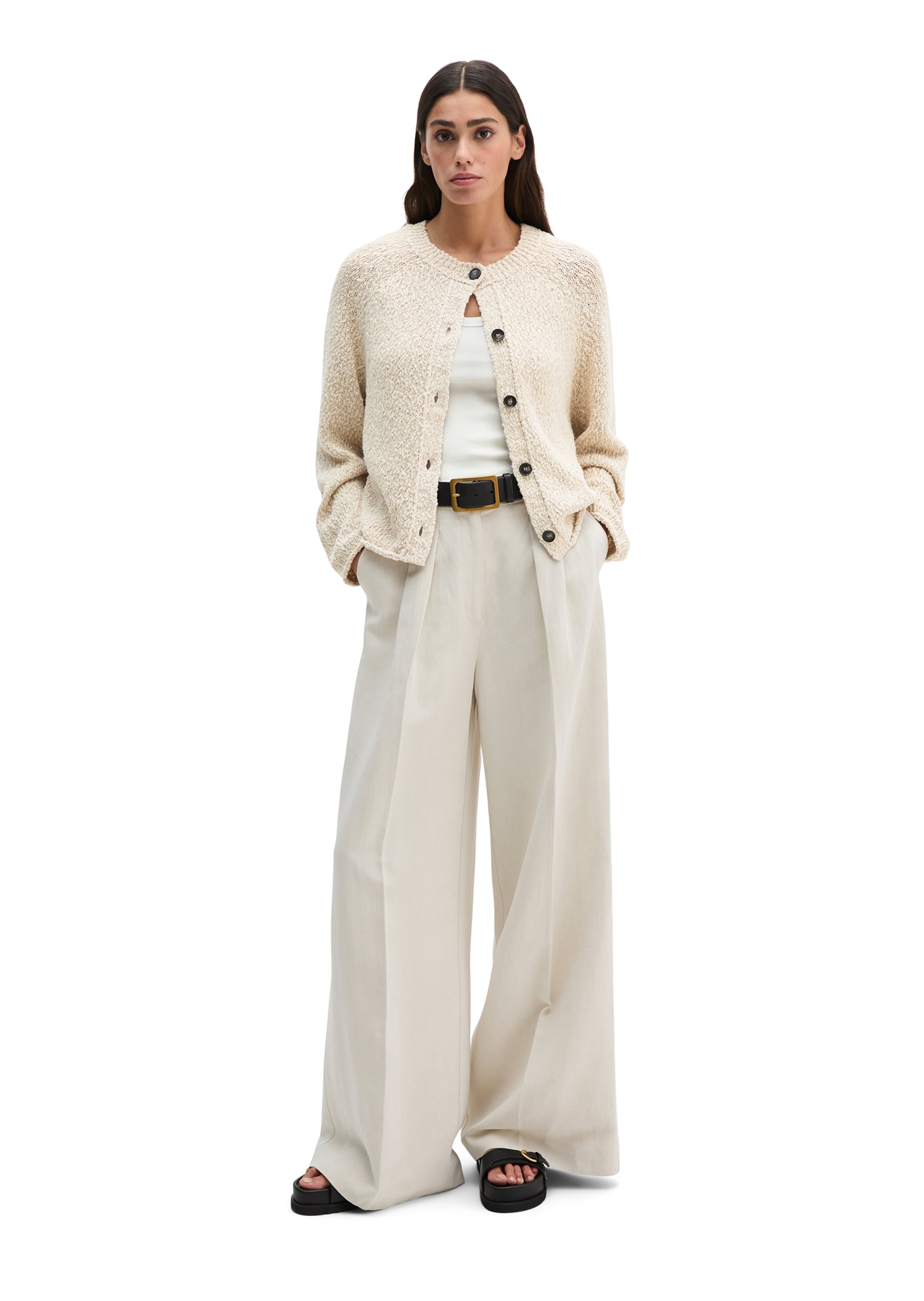 Marc O'Polo Strickjacke in Beige