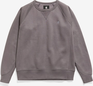 G-Star RAW Sweatshirt 'Premium Core 2.0' in Grijs: voorkant