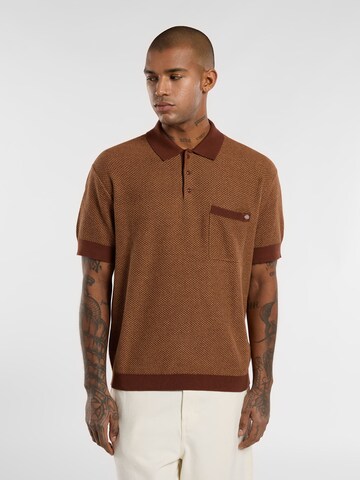 T-Shirt 'ROCKY' DICKIES en marron : devant