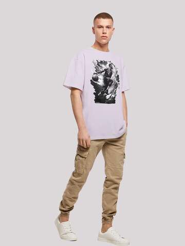 T-Shirt 'Basketball Splash Sport' F4NT4STIC en violet