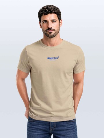 Neverless Shirt 'Limon Cello' in Beige: front