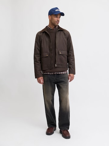 JACK & JONES Sweater in Brown