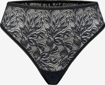Erlich Textil String 'Iconic Lace' in Zwart: voorkant