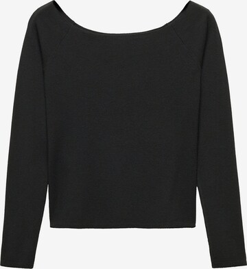 Pull-over 'RIRI' MANGO en noir : devant