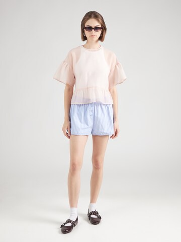 TOPSHOP Обычный Штаны в Синий