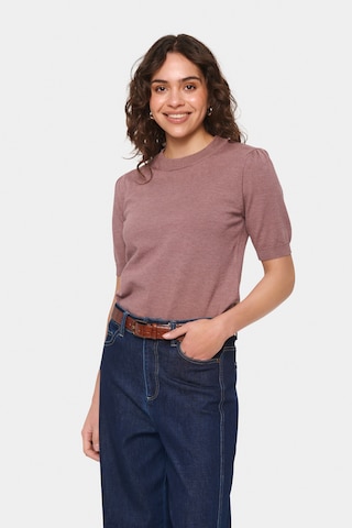 SAINT TROPEZ - Pullover 'MilaSZ' em bege: frente
